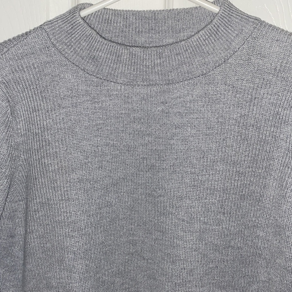 Talbots sweater | gray - Picture 4 of 8